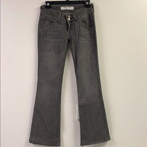 Hudson jean low waist mini flare